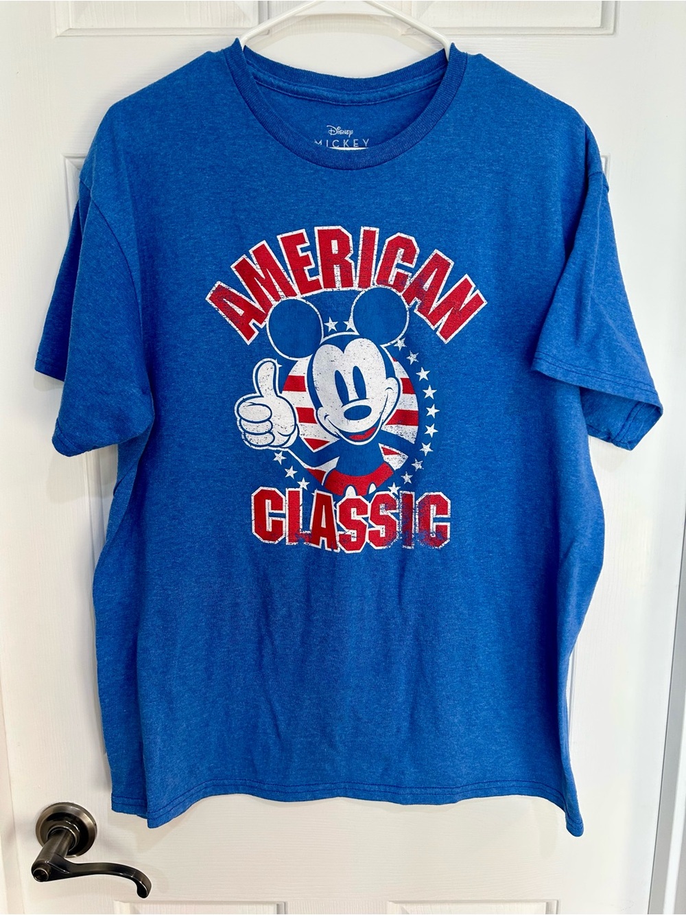 Disney Blue Mickey Mouse Logo Tee